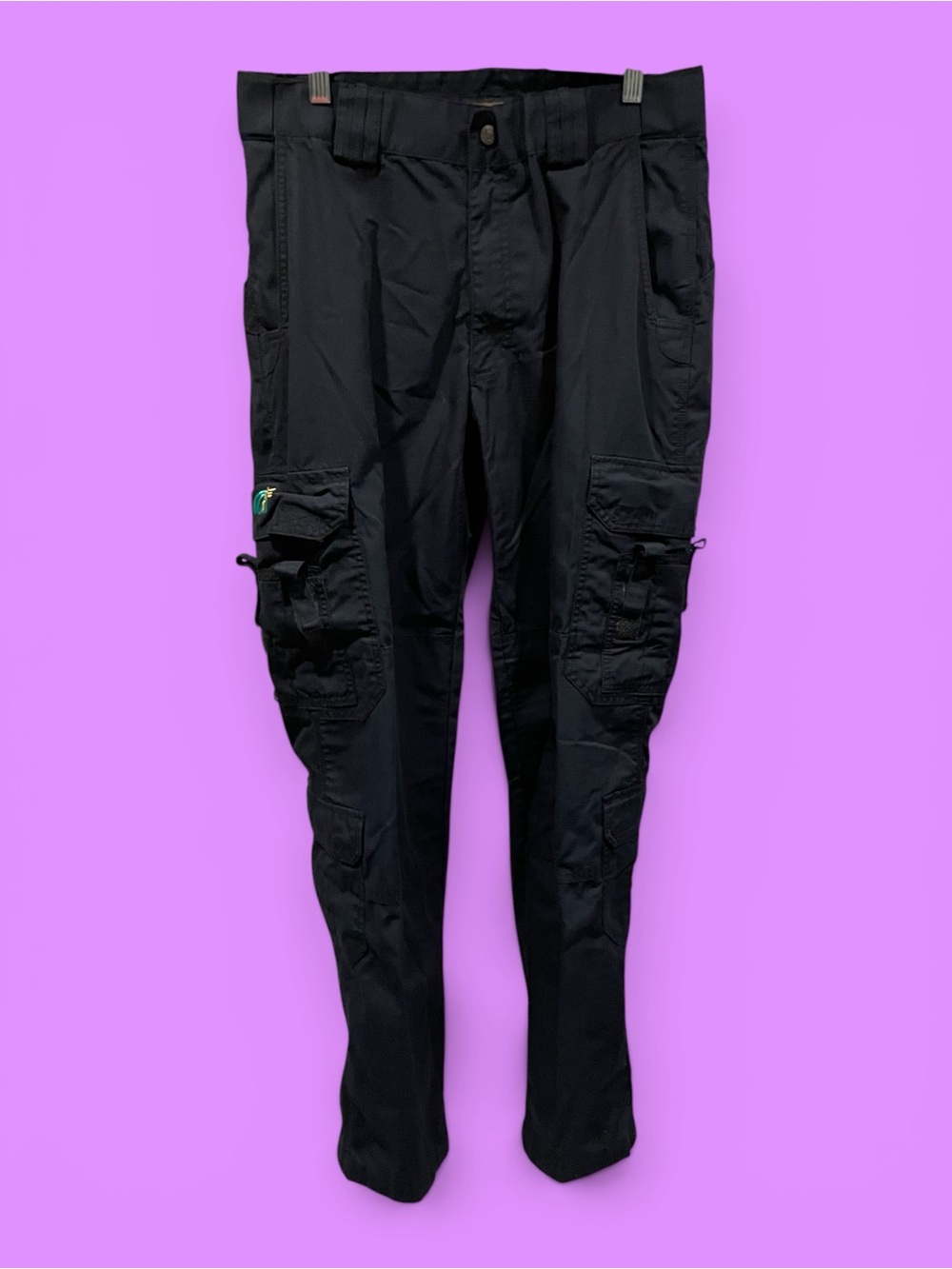 Navy 511 cargo canvas work pants EMS fire uniform normcore pockets